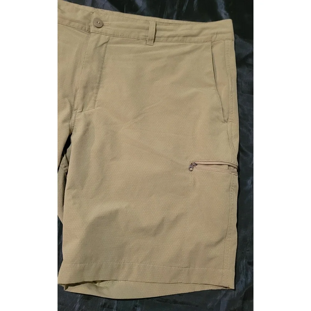 The North Face Men's 40 Pura Vida 2.0 Shorts NF00CE6M Tan Polyester Cargo Pocket